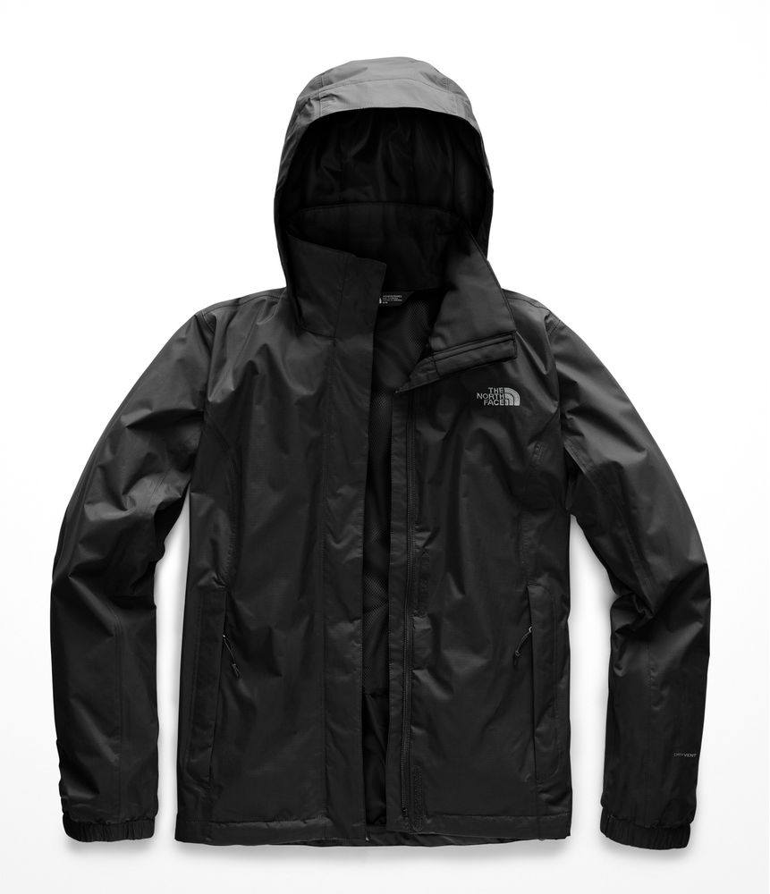 Chompa 2 Impermeable Negra Mujer The North thenorthfaceec