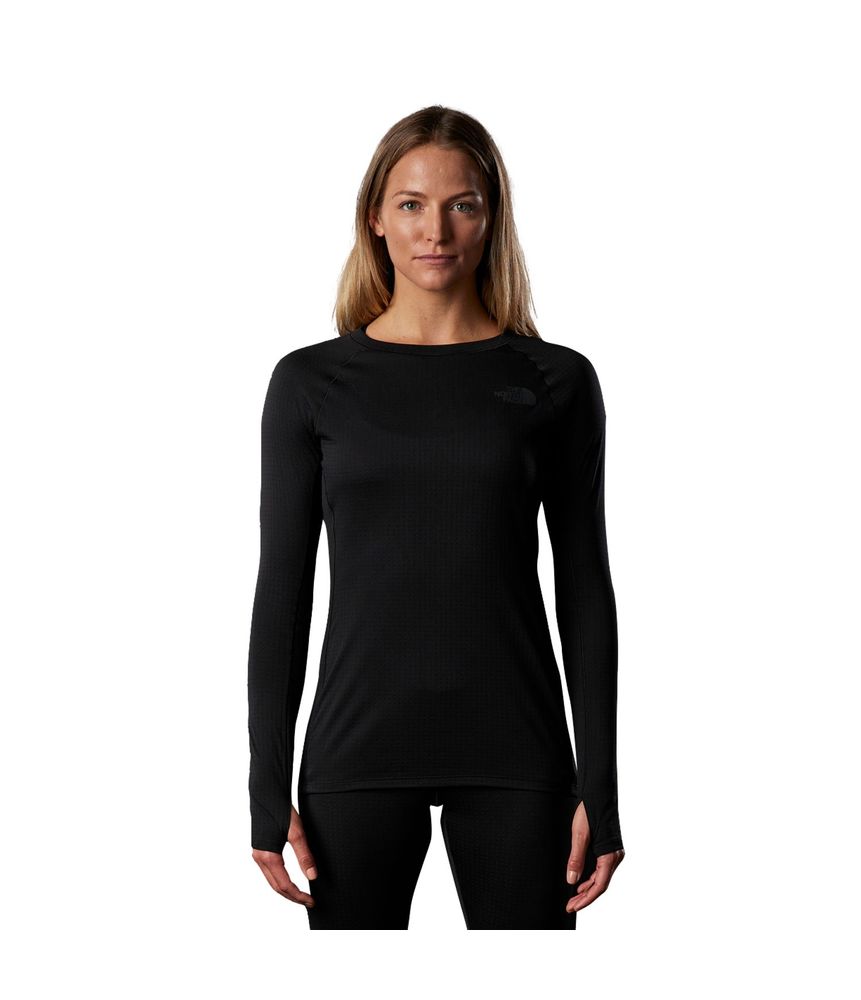Camiseta-Dotknit-Crew-Termica-Negra-Mujer-The-North-Face