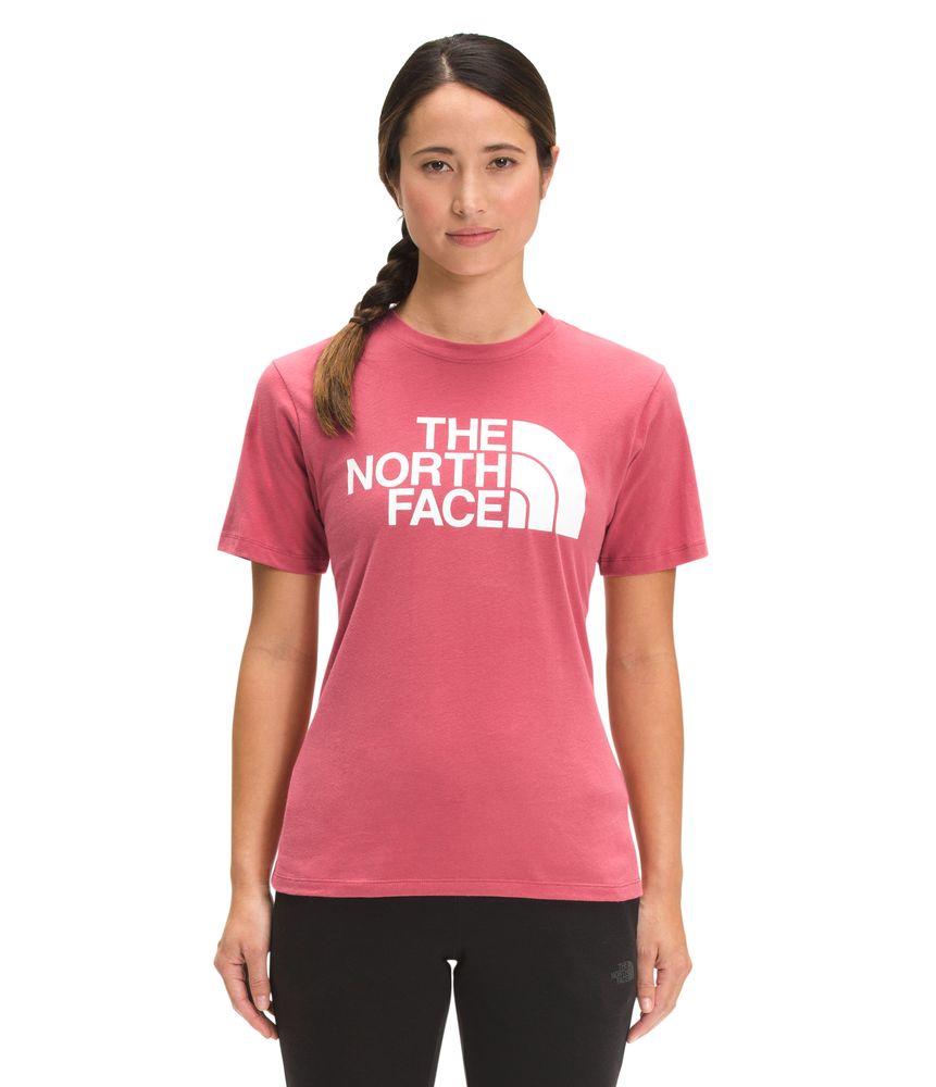 Camiseta-Half-Dome-Cotton-Tee-Manga-Corta-Rosada-Mujer-The-North-Face-L