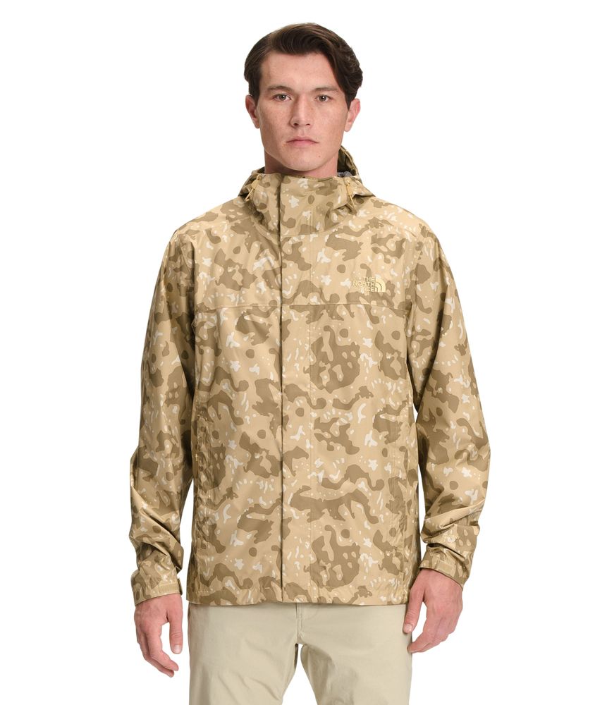 Chompa-Printed-Venture-2-Impermeable-Beige-Hombre-The-North-Face