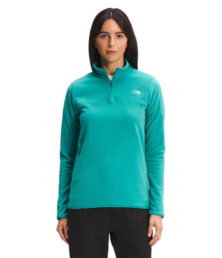 Buzo-Tka-Glacier-1-4-Zip-Verde-Mujer-The-North-Face