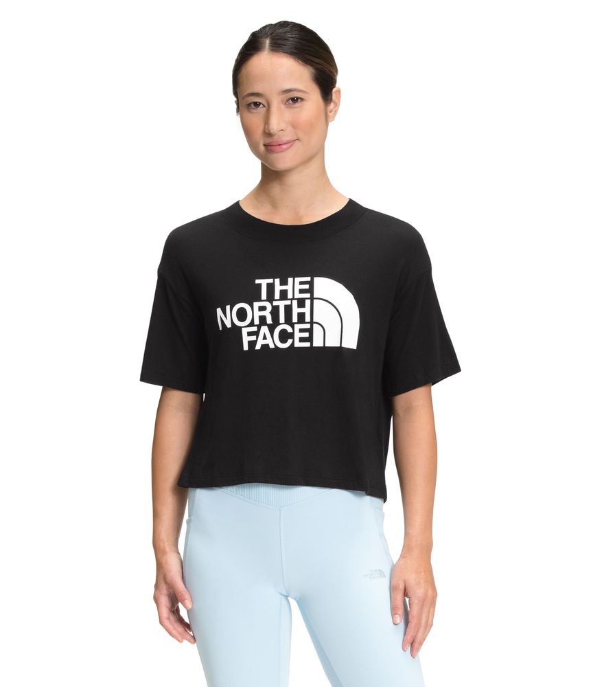 Camiseta-Half-Dome-Cropped-Tee-Mujer-Negra-The-North-Face