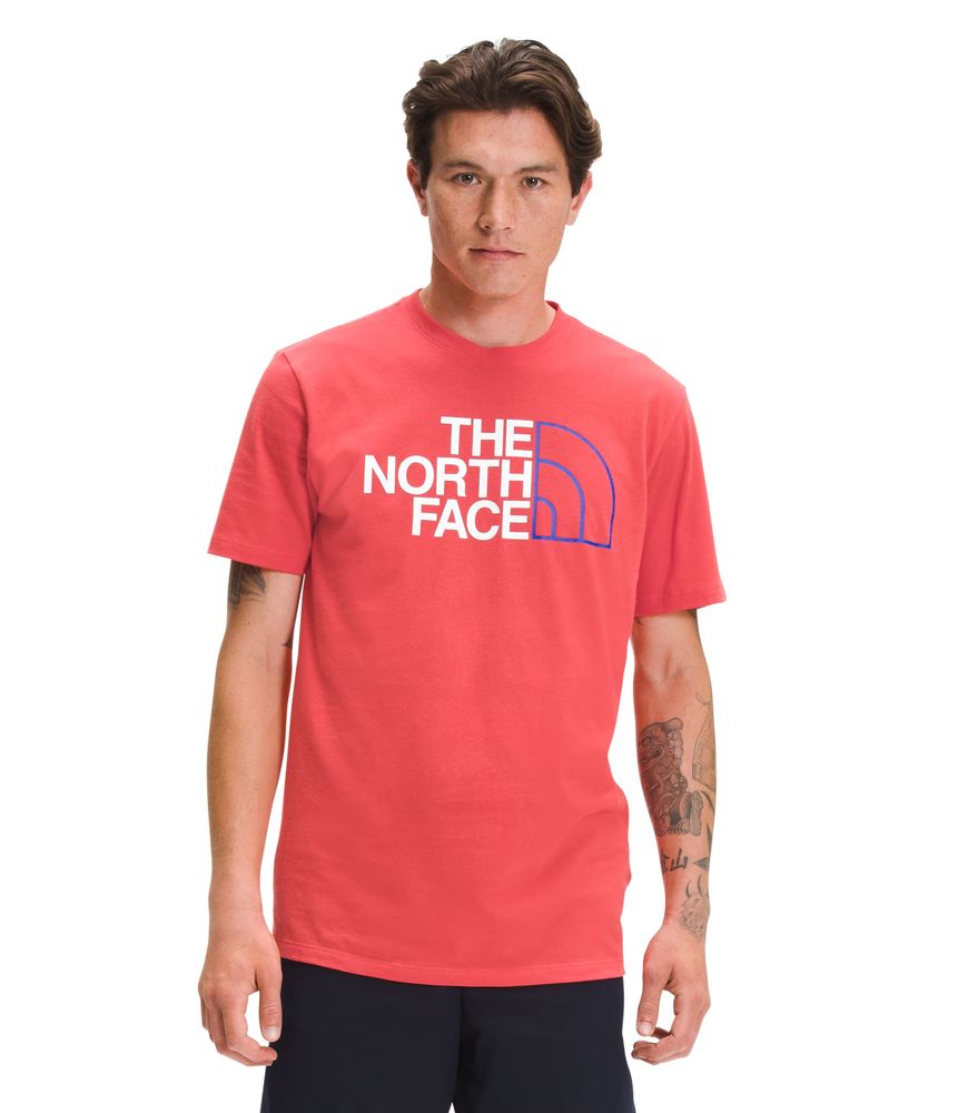  THE NORTH FACE Camiseta de manga corta para hombre, Tandori  Spice Red : Ropa, Zapatos y Joyería