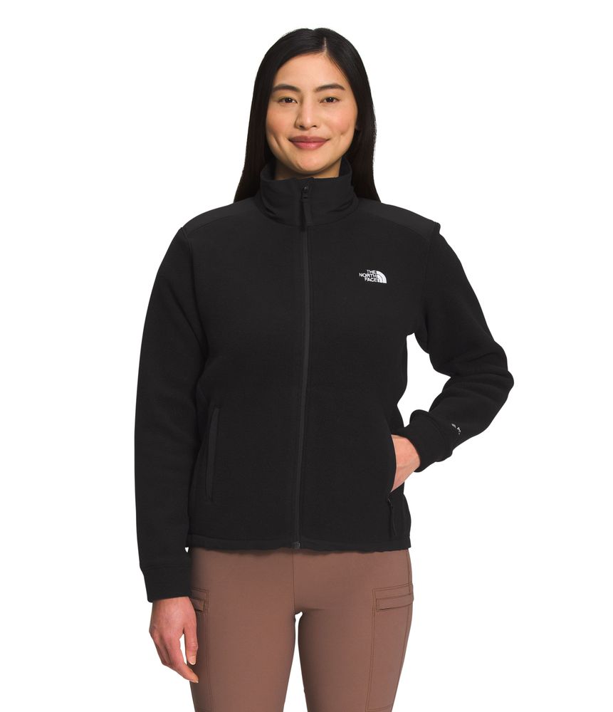 Chompa-Alpine-Polartec-200-Fz-Polar-Negra-Mujer-The-North-Face-M