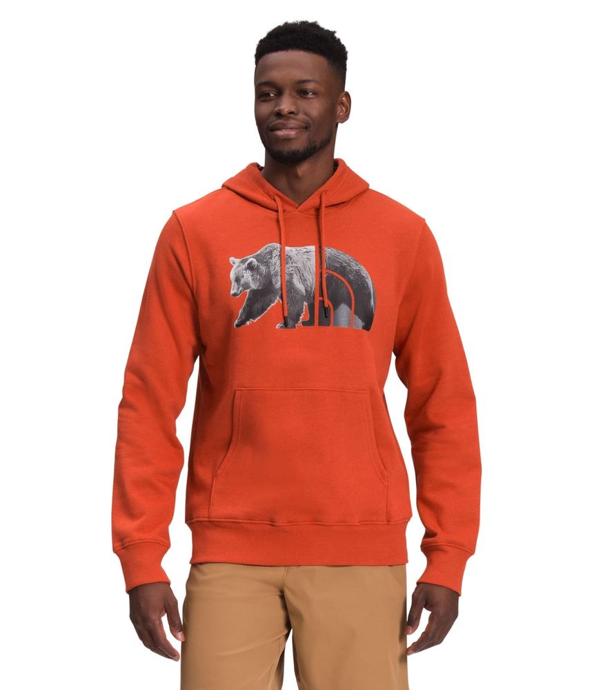 Buzo-Tnf-Bear-Pullover-Naranja-Hombre-The-North-Face-L