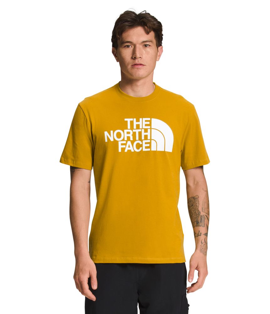 Camiseta-S-S-Half-Dome-Tee-Amarilla-Hombre-The-North-Face