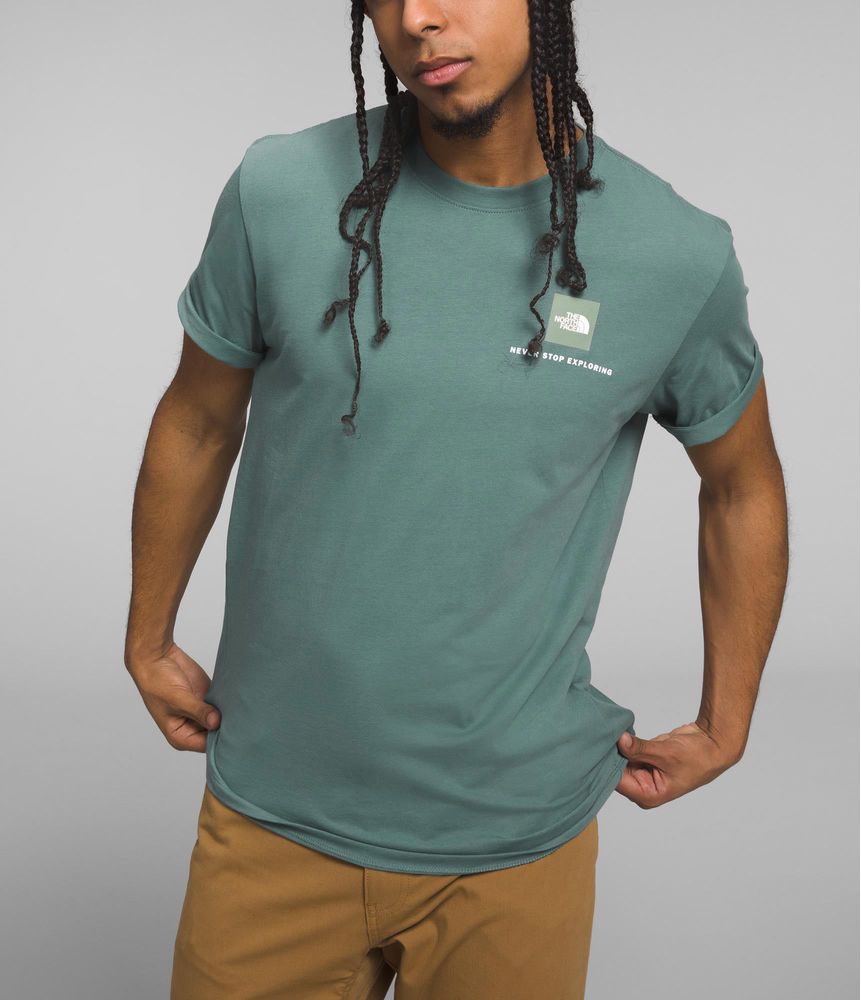 Camiseta-S-S-Box-Nse-Tee-Hombre-Verde-The-North-Face-