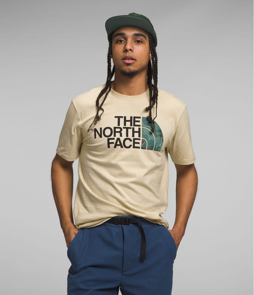 Camiseta-S-S-Half-Dome-Tee-Beige-Hombre-The-North-Face-