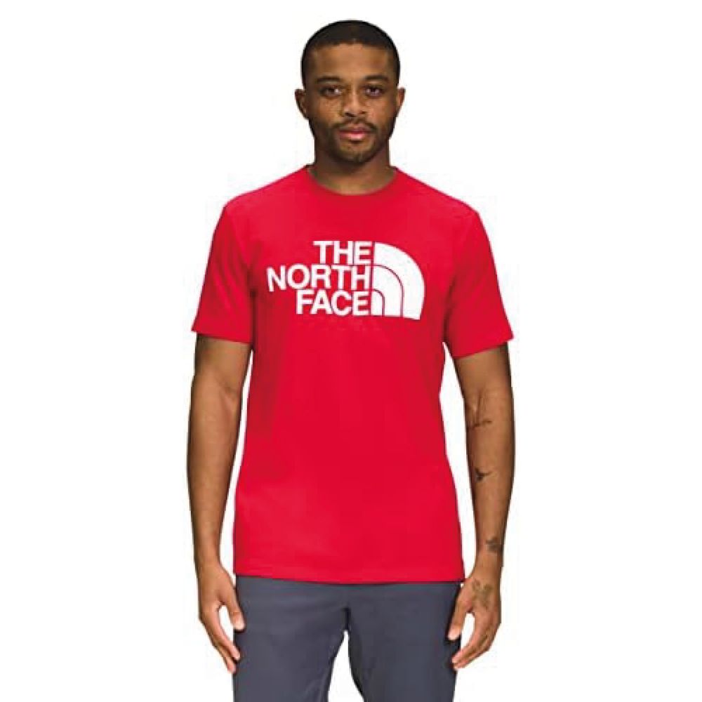 Compra Camiseta S/S Half Dome Tee Roja Hombre The North Face en