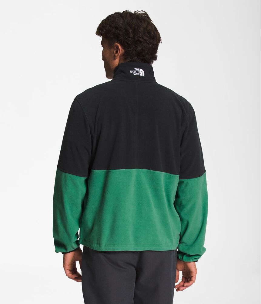 Buzo-Tnf-Polartec-100-1-4-Zip-Verde-Hombre-The-North-Face