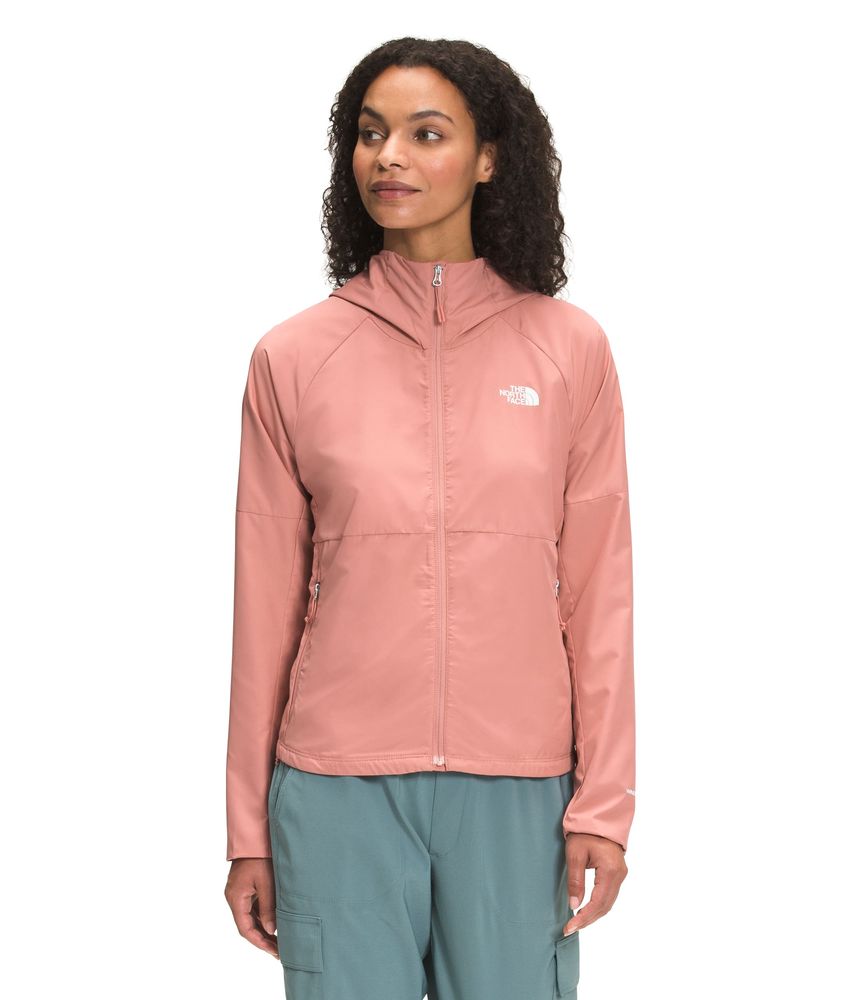 Chompa-Flyweight-Rompevientos-Mujer-Rosada-The-North-Face