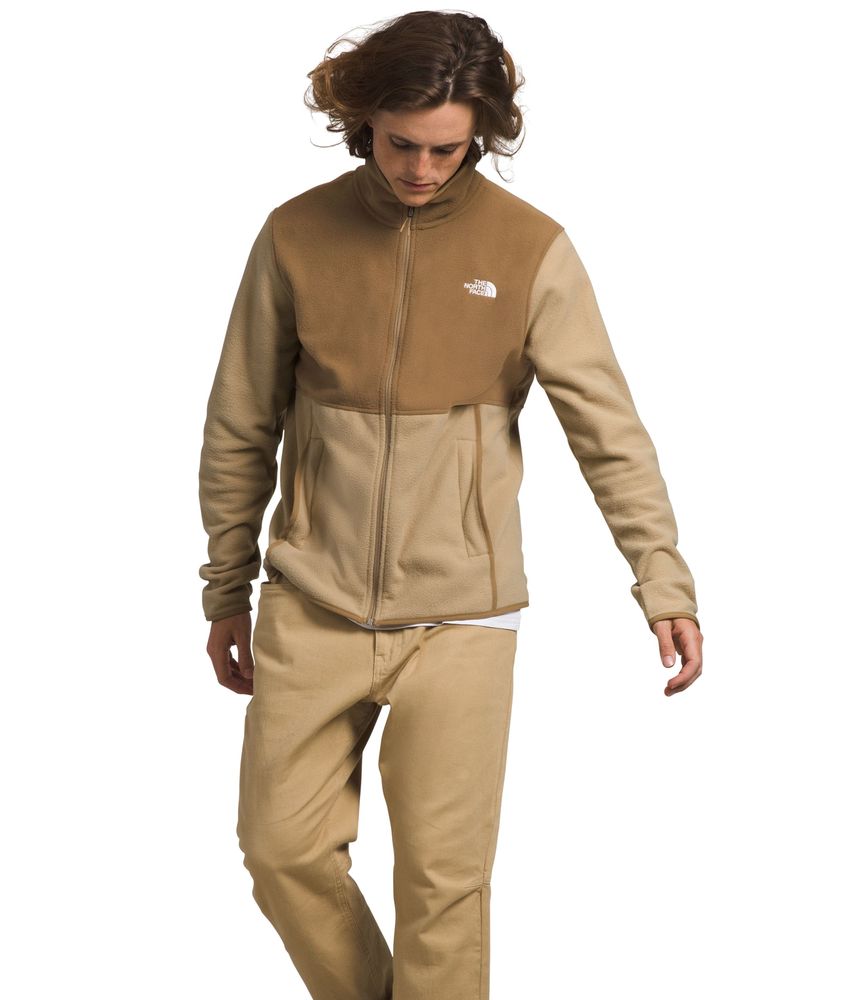 Buzo-Alpine-Polartec-100-Jacket-Hombre-Cafe-The-North-Face-