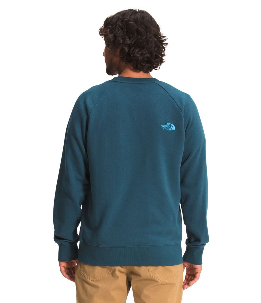 Buzo-Simple-Logo-Crew-Hombre-Azul-The-North-Face