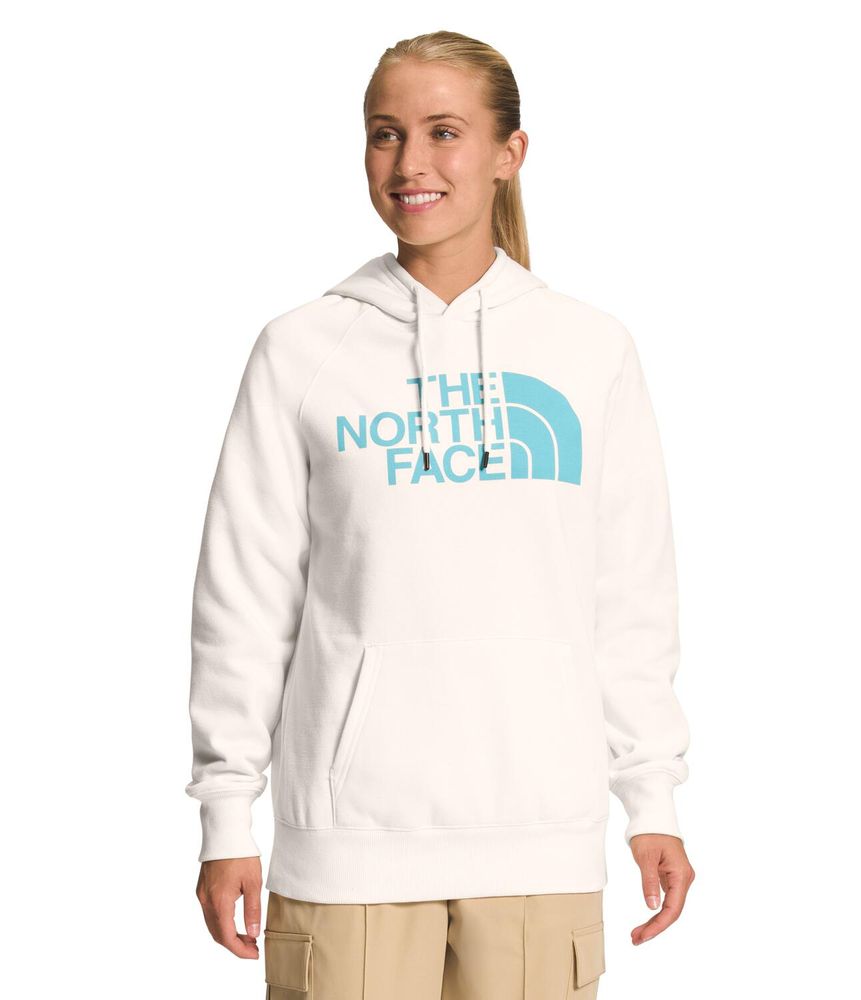 Buzo-Half-Dome-Pullover-Hoodie-Blanco-Mujer-The-North-Face