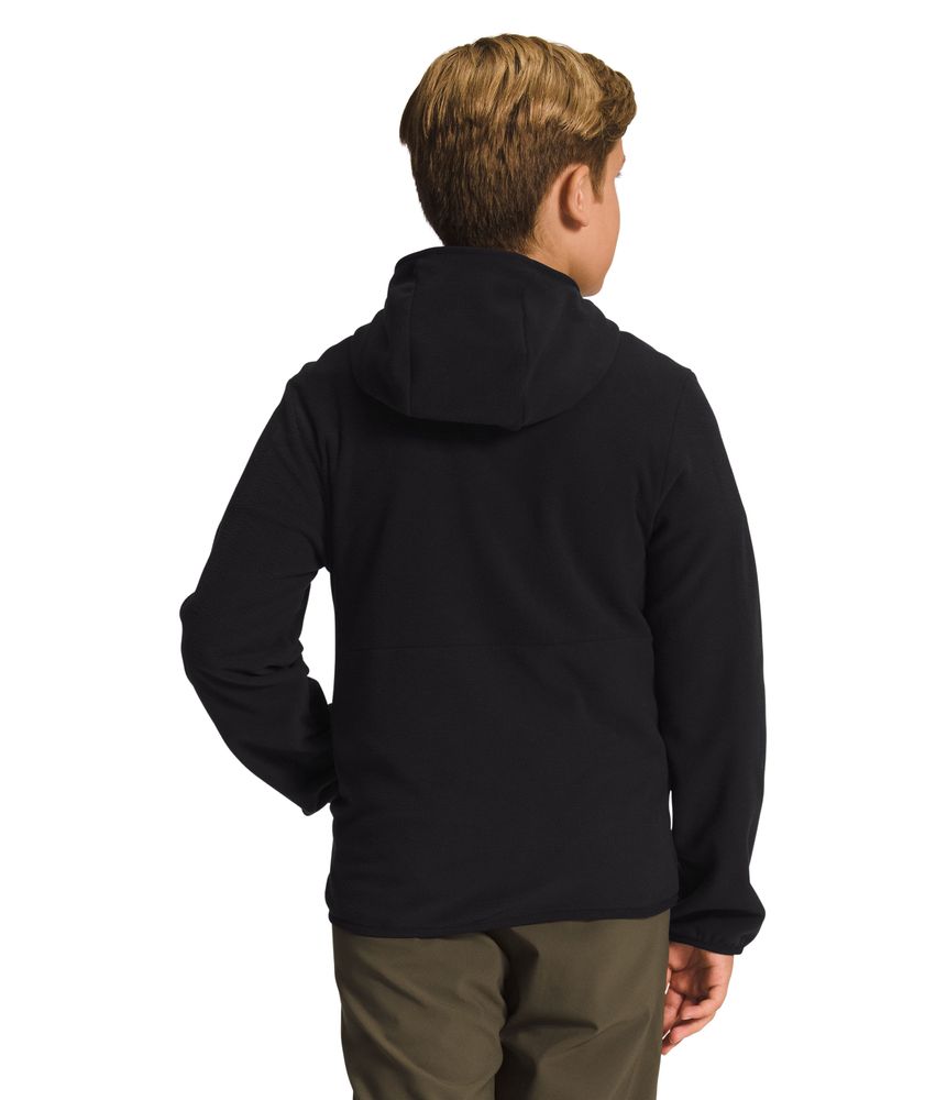 Chompa-Teen-Glacier-F-Z-Hooded-Jacket-Negra-Niños-The-North-Face
