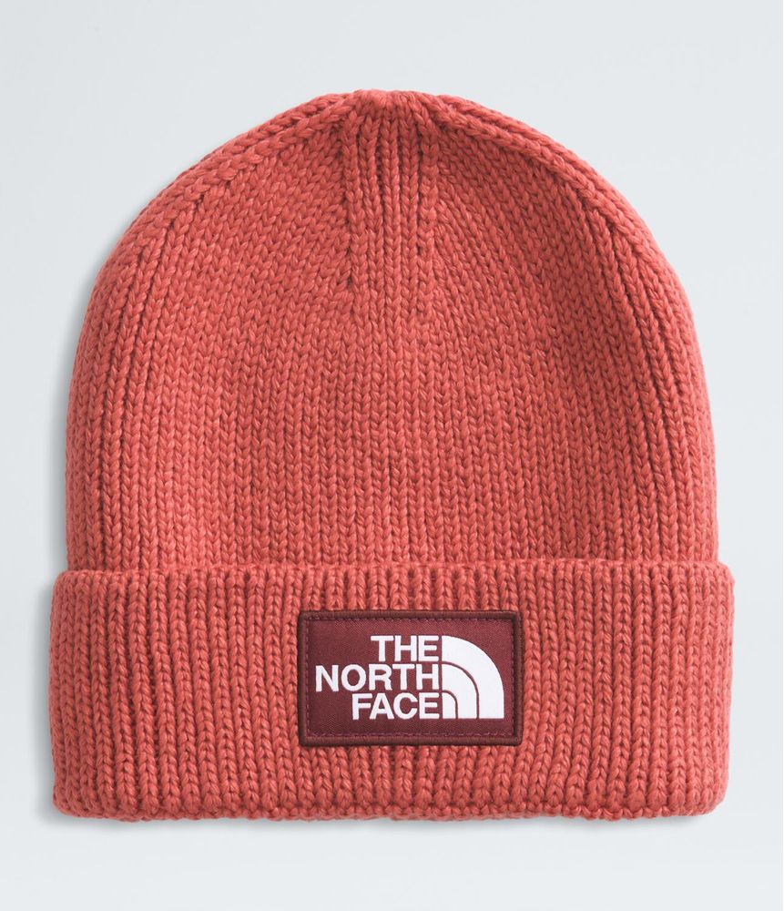 Gorro-Tnf-Logo-Box-Cuffed-Beanie-Rojo-Unisex-The-North-Face-