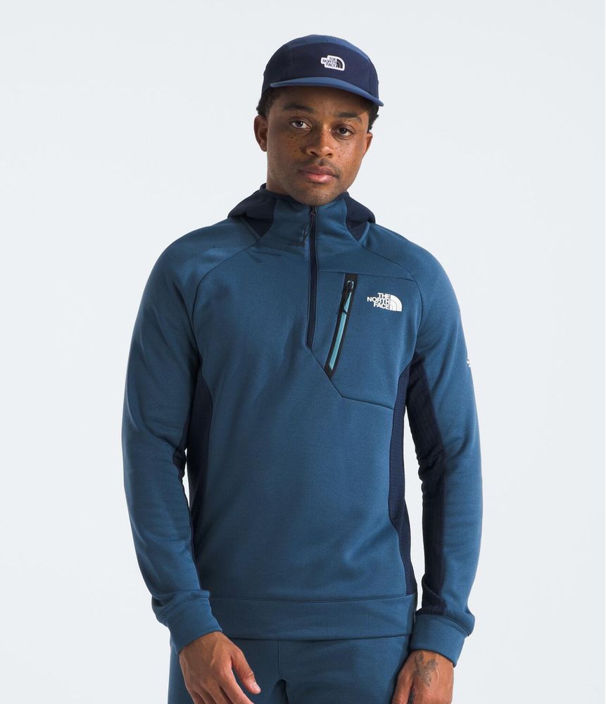 Buzo-Ma-Fleece-Hd-1-4-Zip-Azul-Hombre-The-North-Face